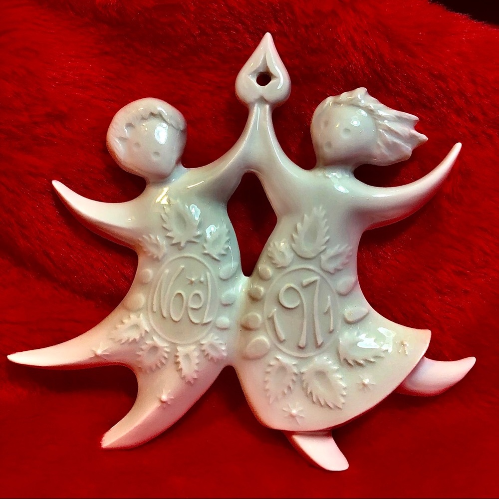 🎄1971 Haviland collectible Porcelain Ornament